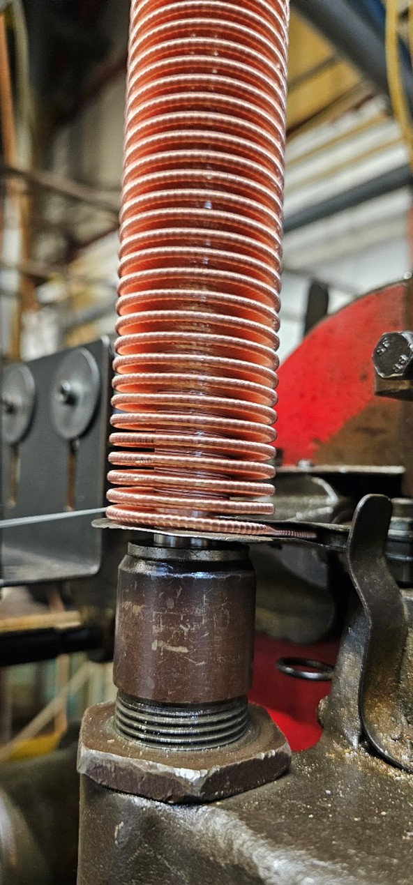 A photo of wire wound tubes